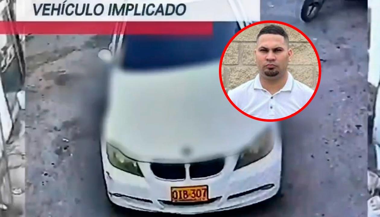 El vehículo implicado y alias 'Kleiver'.