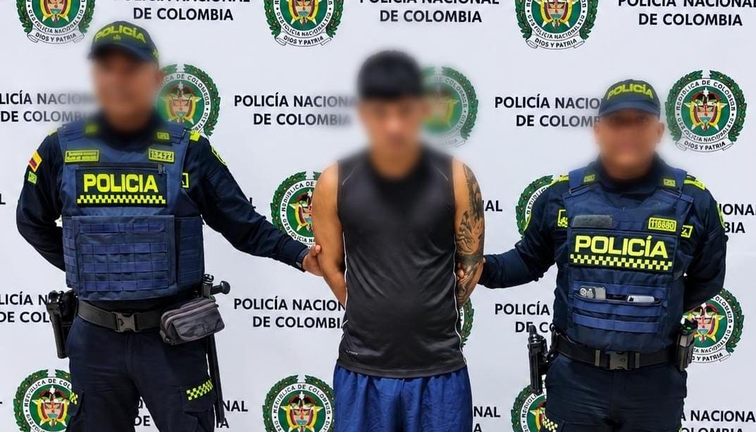 La captura fue realizada por la Policía en el barrio Rebolo. 