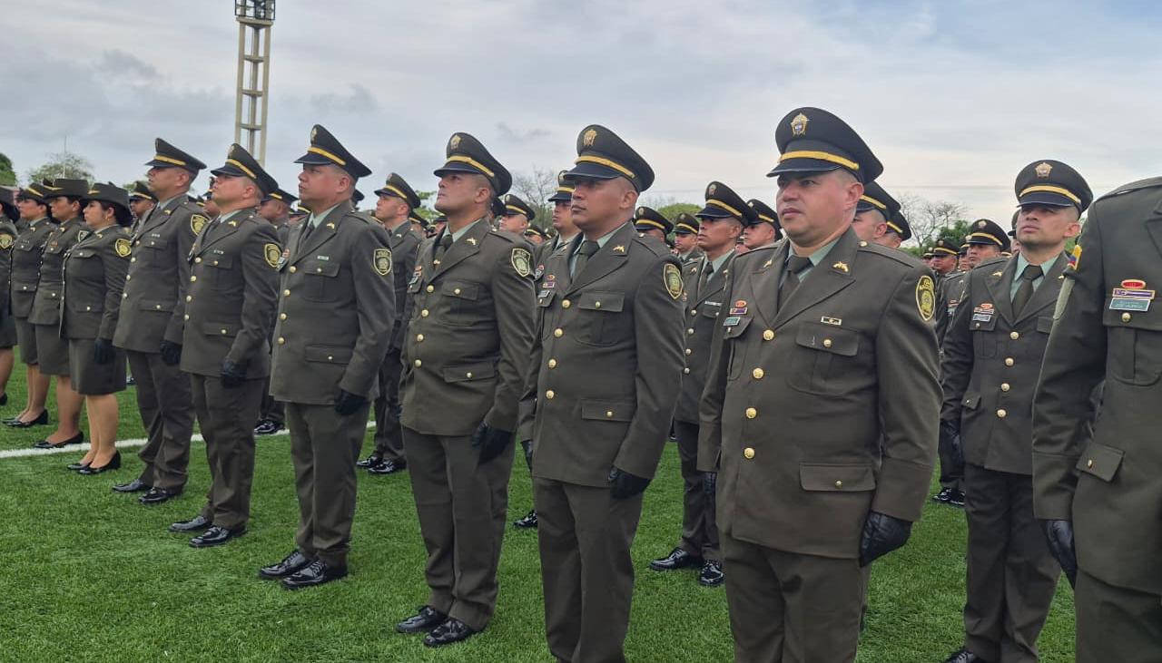 Ascenso de policías.