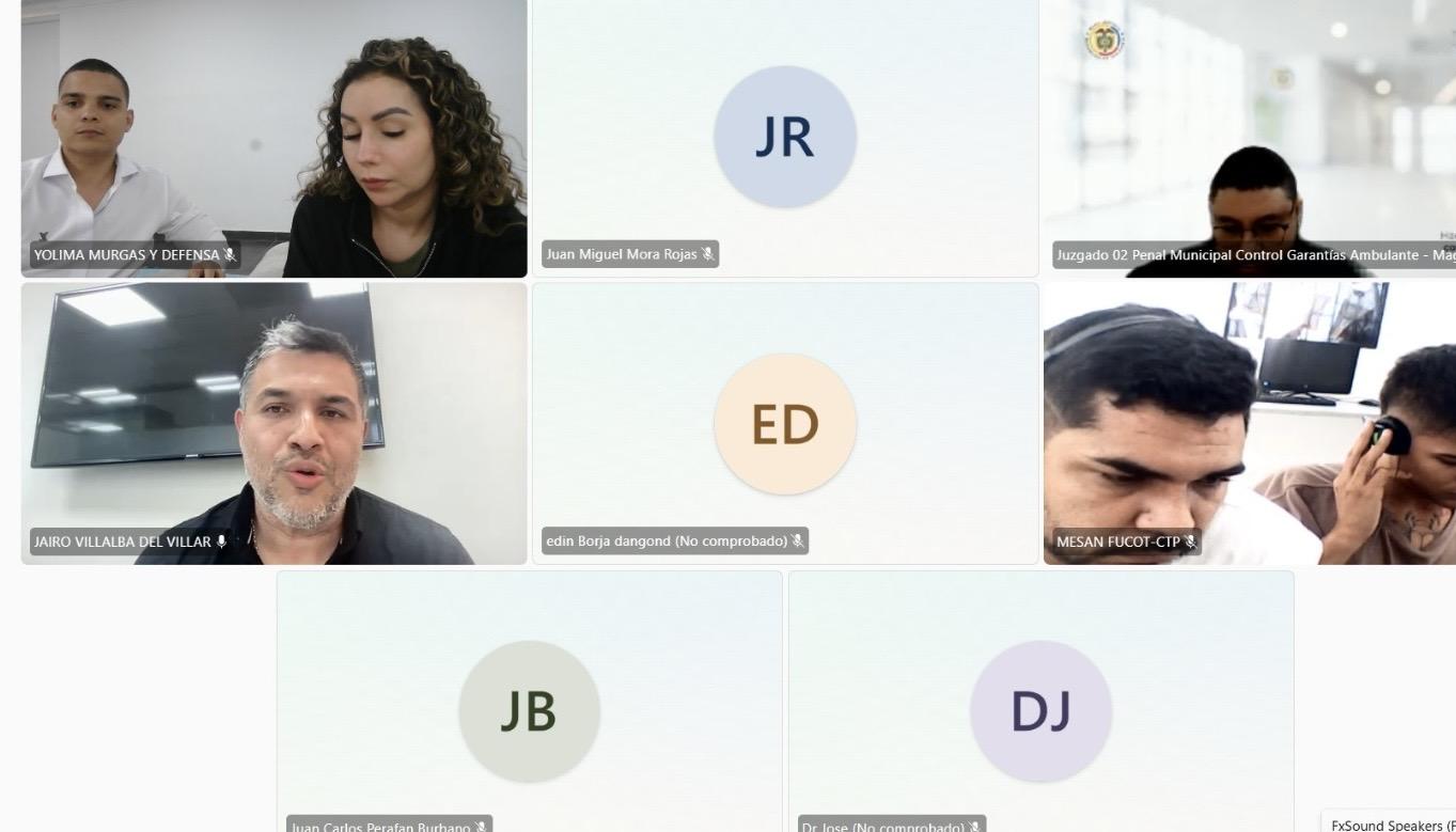 Aspecto de la audiencia de este jueves. 
