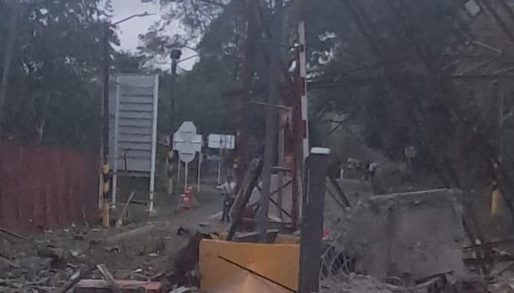 Atentado el peaje El Bordo.