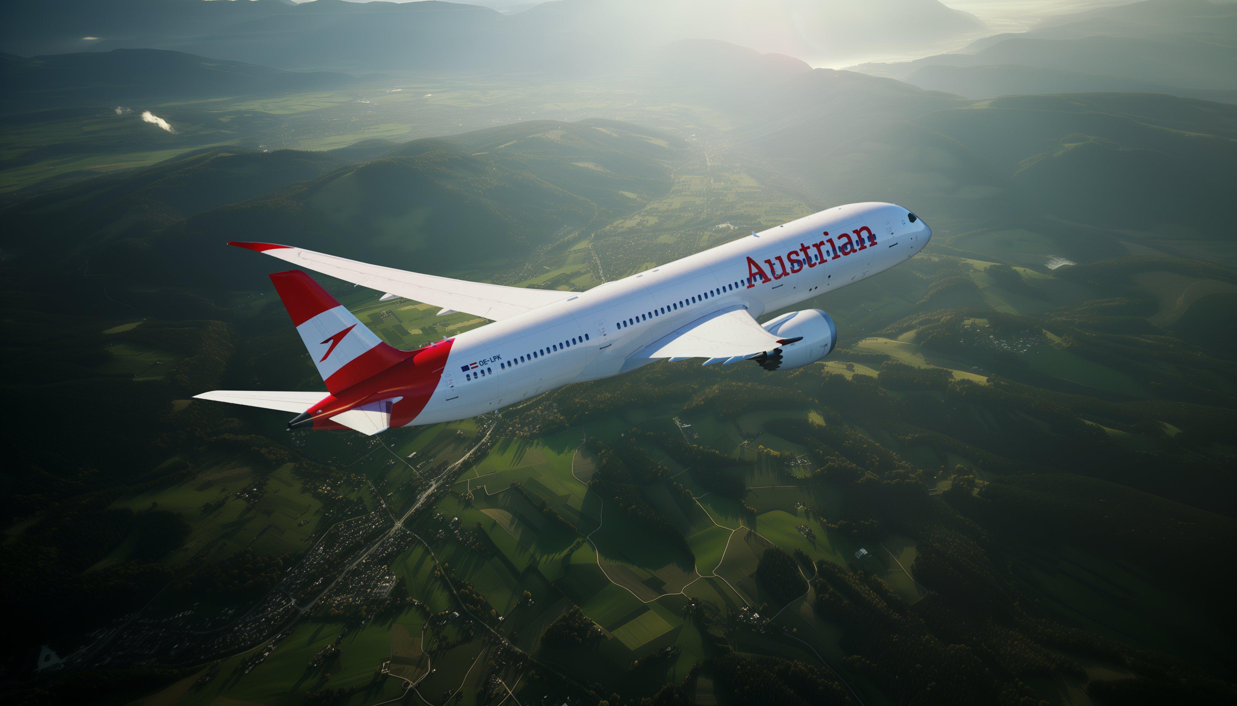 Avión de Austrian Airlines