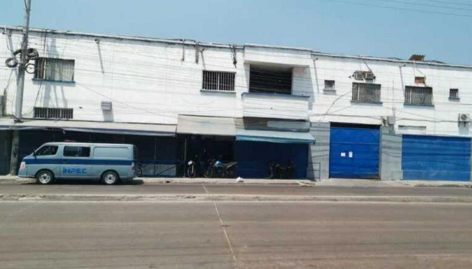 Fachada de la Cárcel Modelo de Barranquilla. 