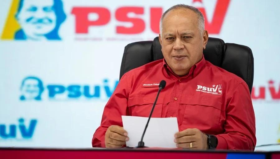 El ministro de Relaciones Interiores, Diosdado Cabello.