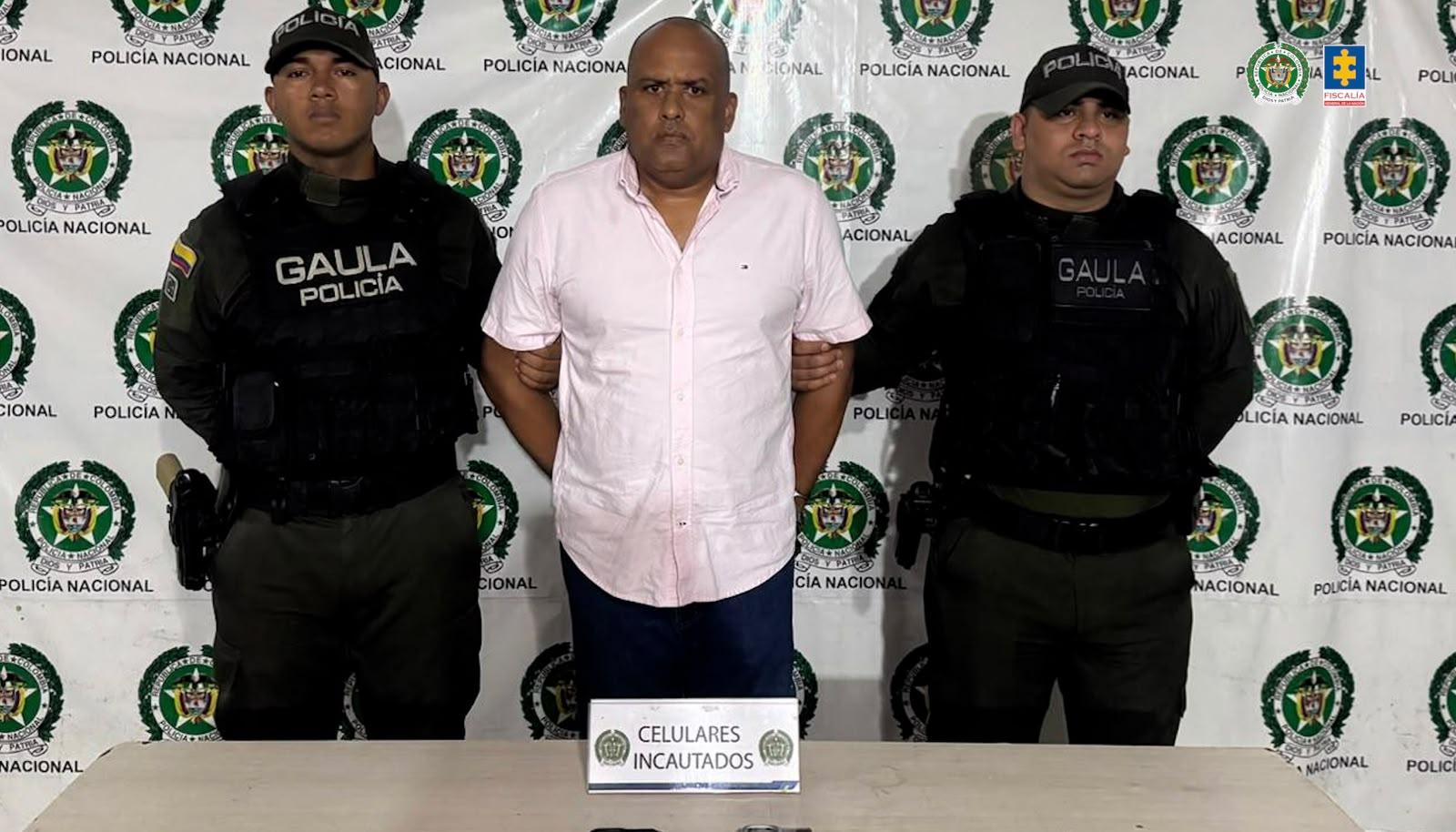 Everth Julio Hawkins Sjorgreen  fue capturado por el Gaula. 