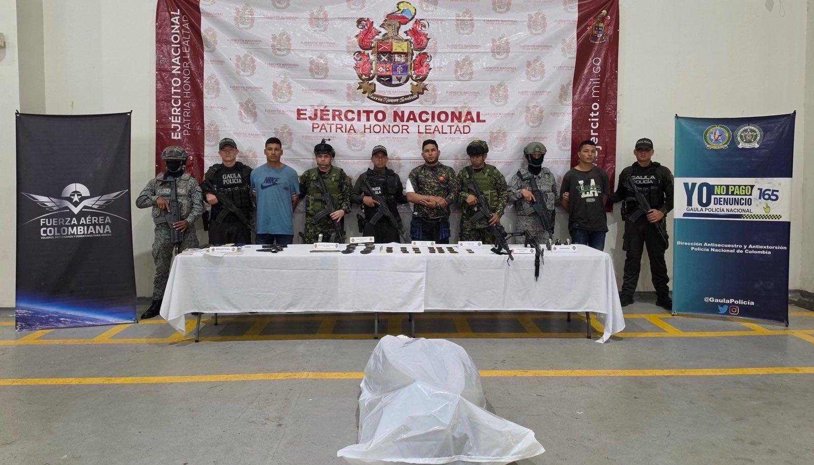 Capturados por el Ejército.