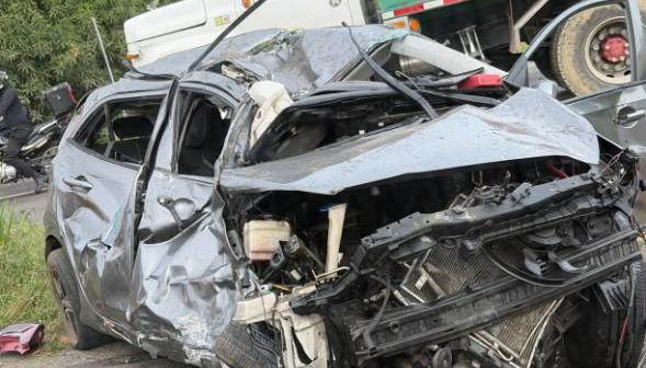 Imagen del accidente.