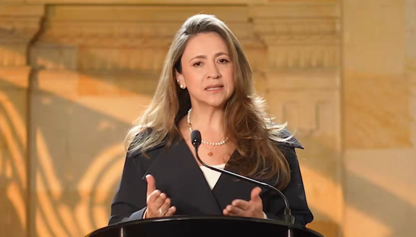 La secretaria de Transparencia de la Presidencia, Cristina Lombana.