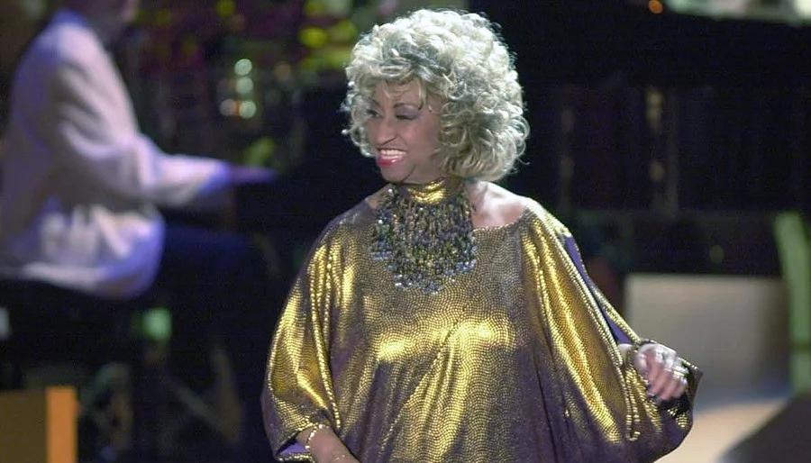 La cantante cubana Celia Cruz.