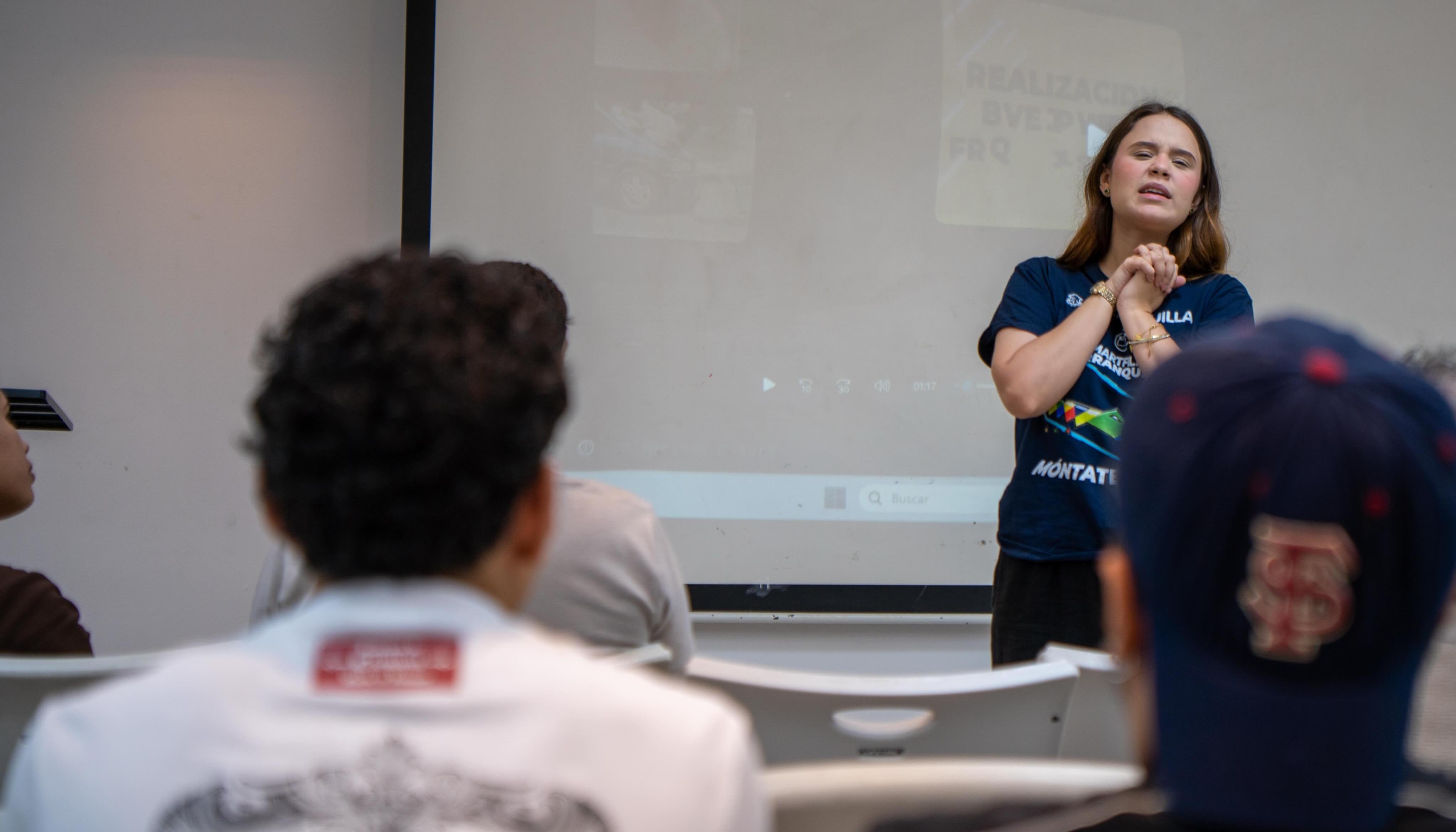 Desarrollo de uno de los talleres que realiza Smartfilms en colegios y corporaciones como preámbulo de las jornadas de formación que desarrollarán.