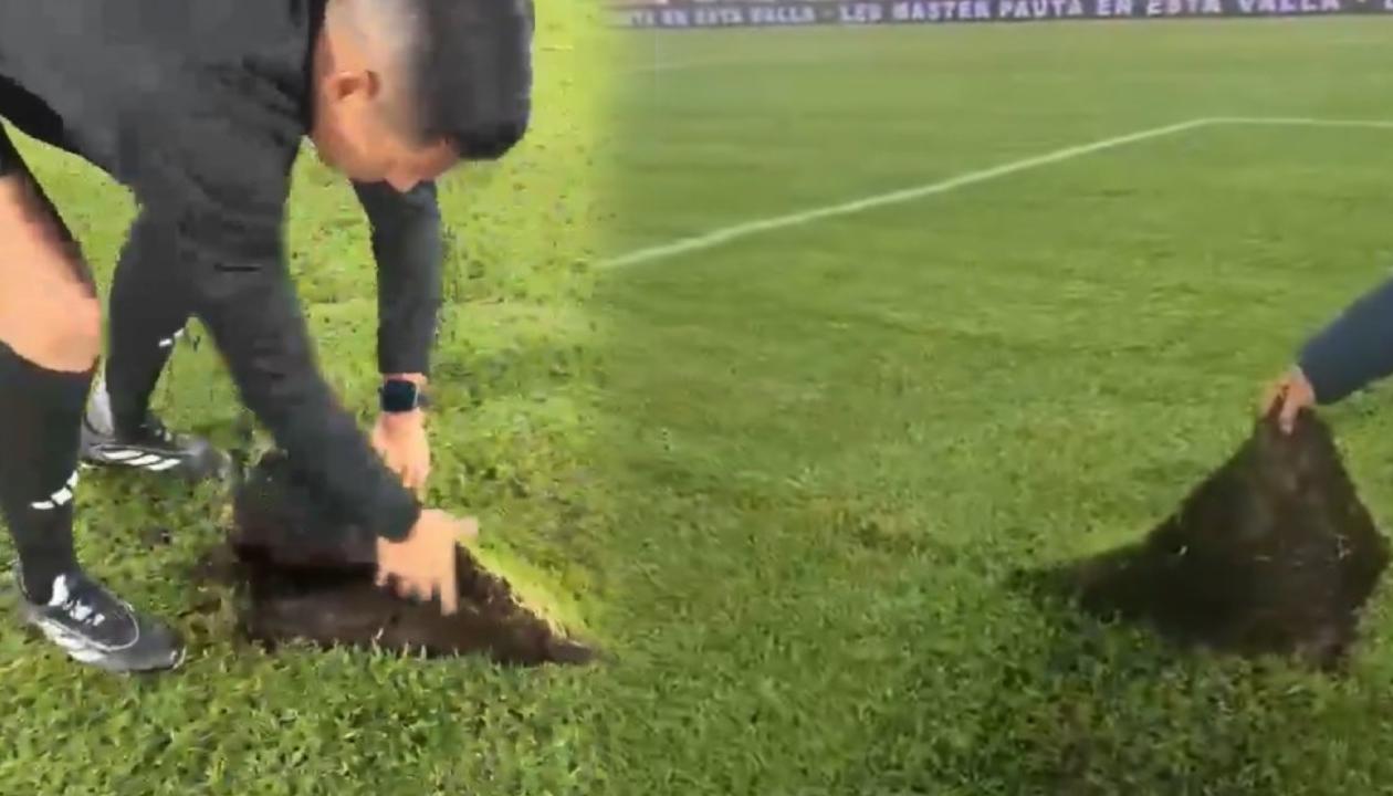 Así se encontraba la cancha.