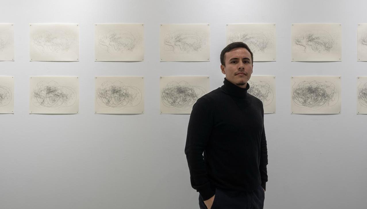 El artista plástico y pintor barranquillero Dylan Altamiranda.