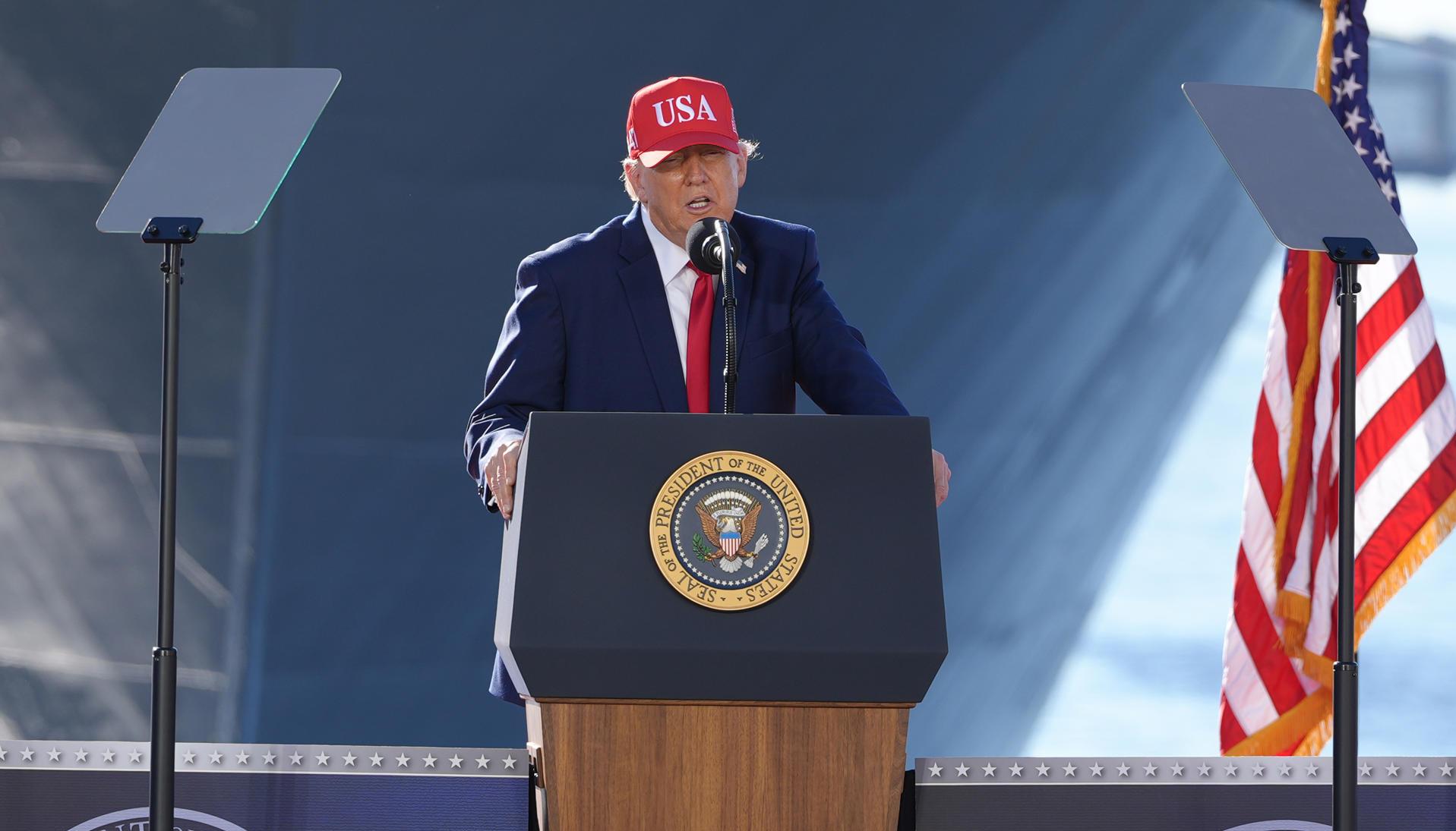 El presidente de Estados Unidos, Donald Trump.