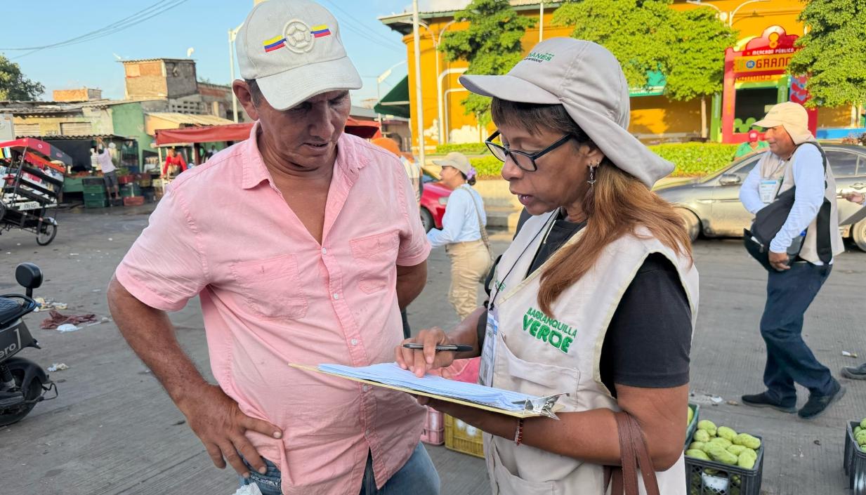 Imagen de la jornada de encuesta.