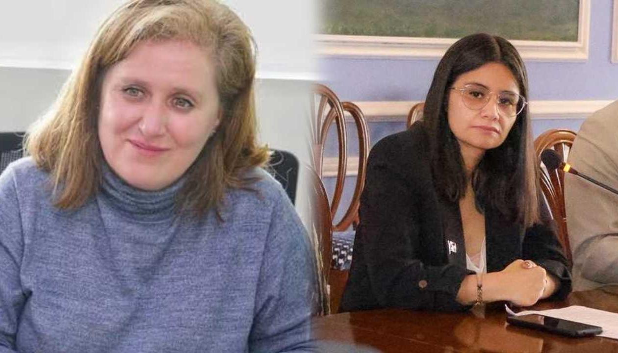 Eva Ferrer y Angie Rodríguez.