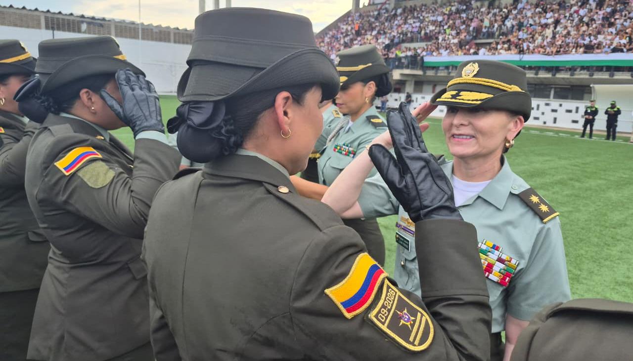 La brigadier general Sandra Liliana Rodríguez Castro. 