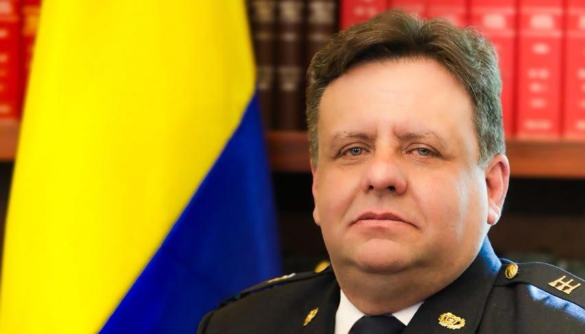 El capitán Germán Miranda, director nacional de Bomberos. 