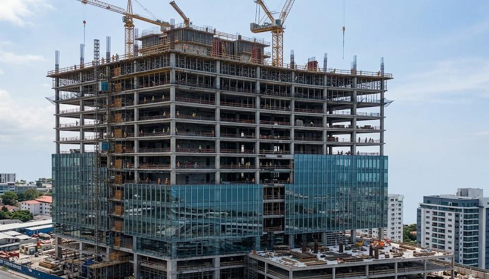 Imagen de construcción generada por IA