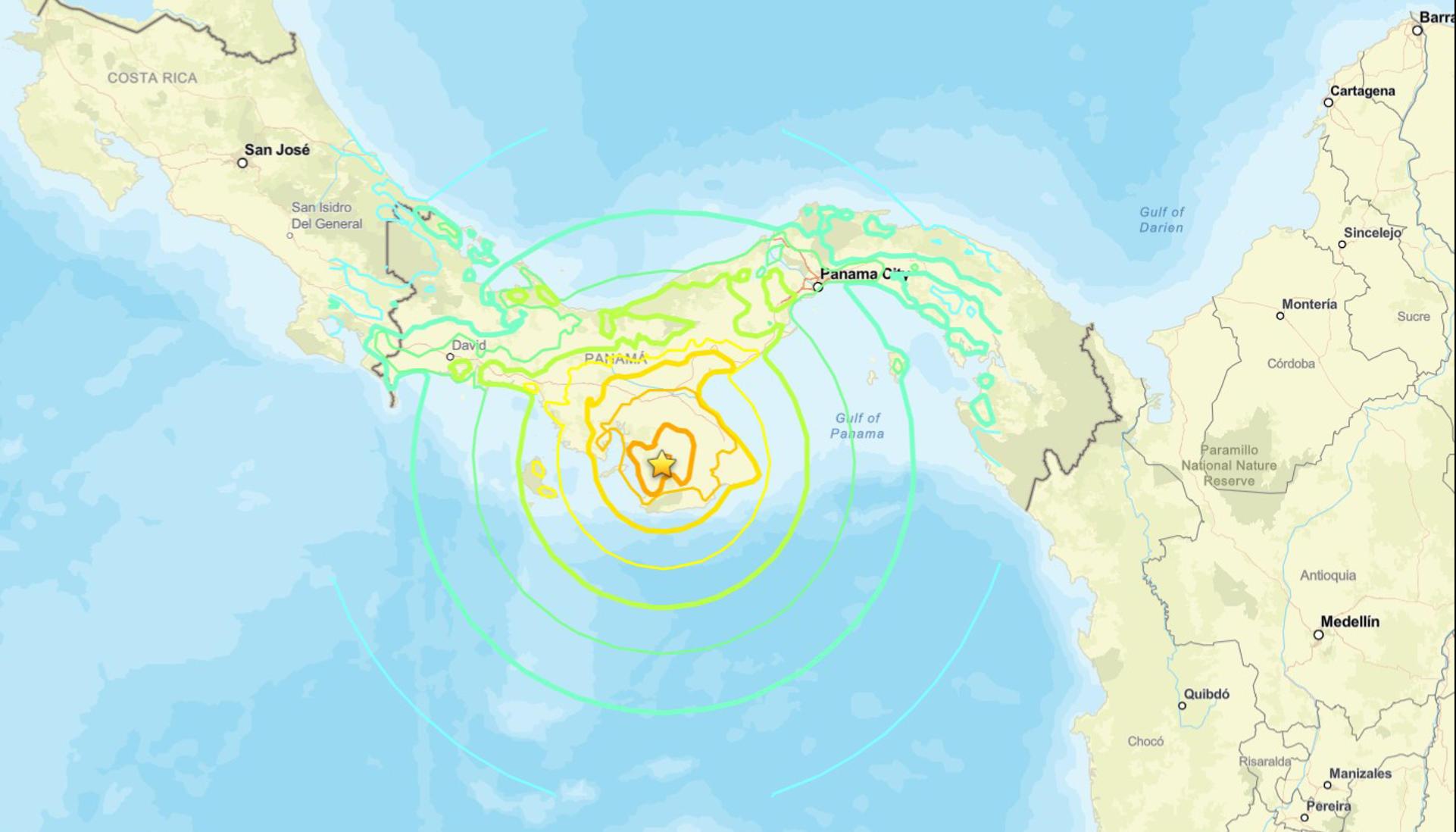 Colombia descartó amenaza de tsunami por el terremoto de 7,7 que sacudió Panamá