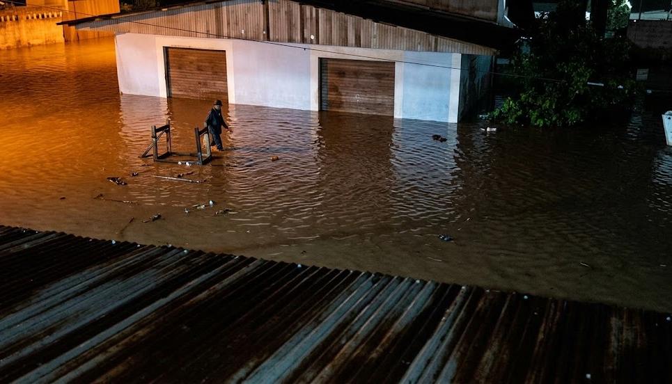 Inundación en Tumaco.