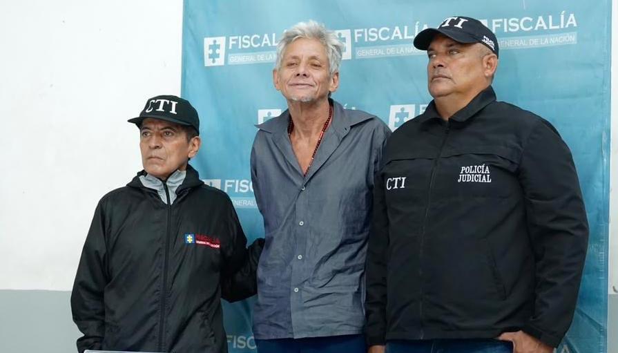 Juan Fernando Álvarez Torres en la URI de la Fiscalía, en Barranquilla.