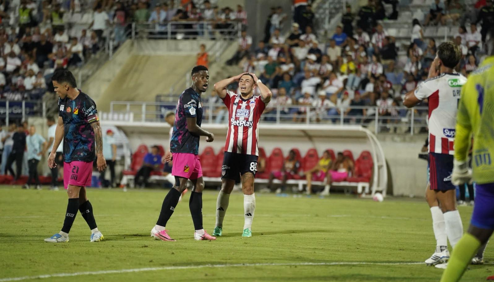 Junior agoniza en la liga colombiana