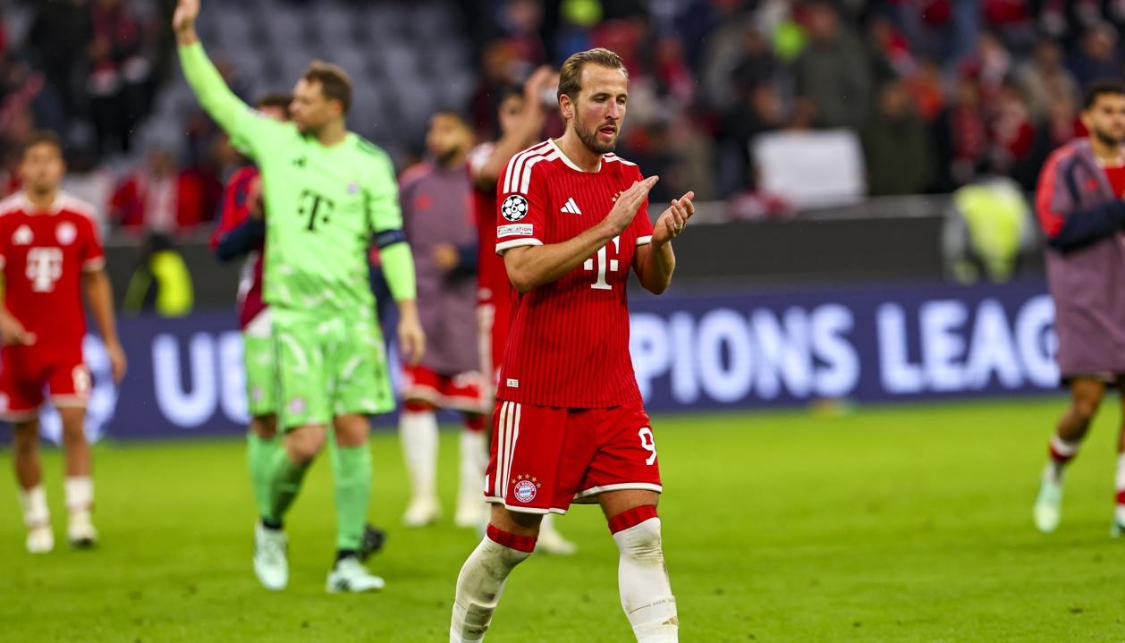 Harry Kane, delantero del Bayern de Múnich.