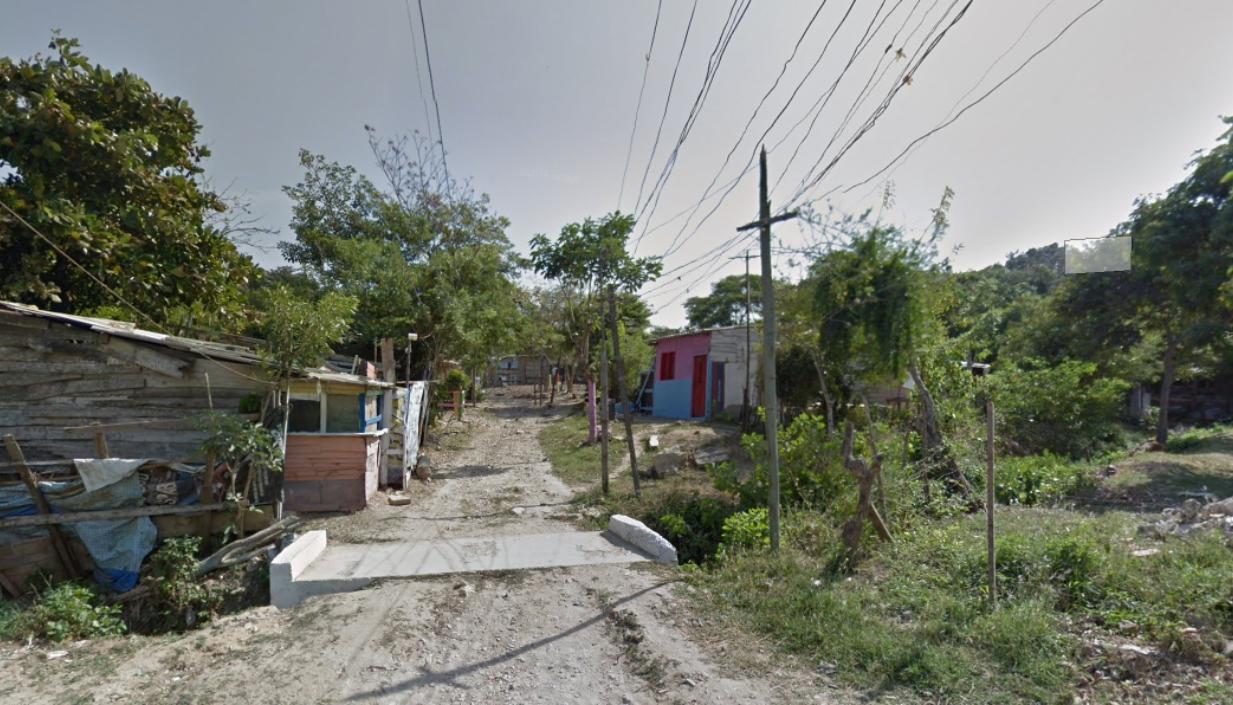Aspecto de un sector del barrio La Esmeralda. 
