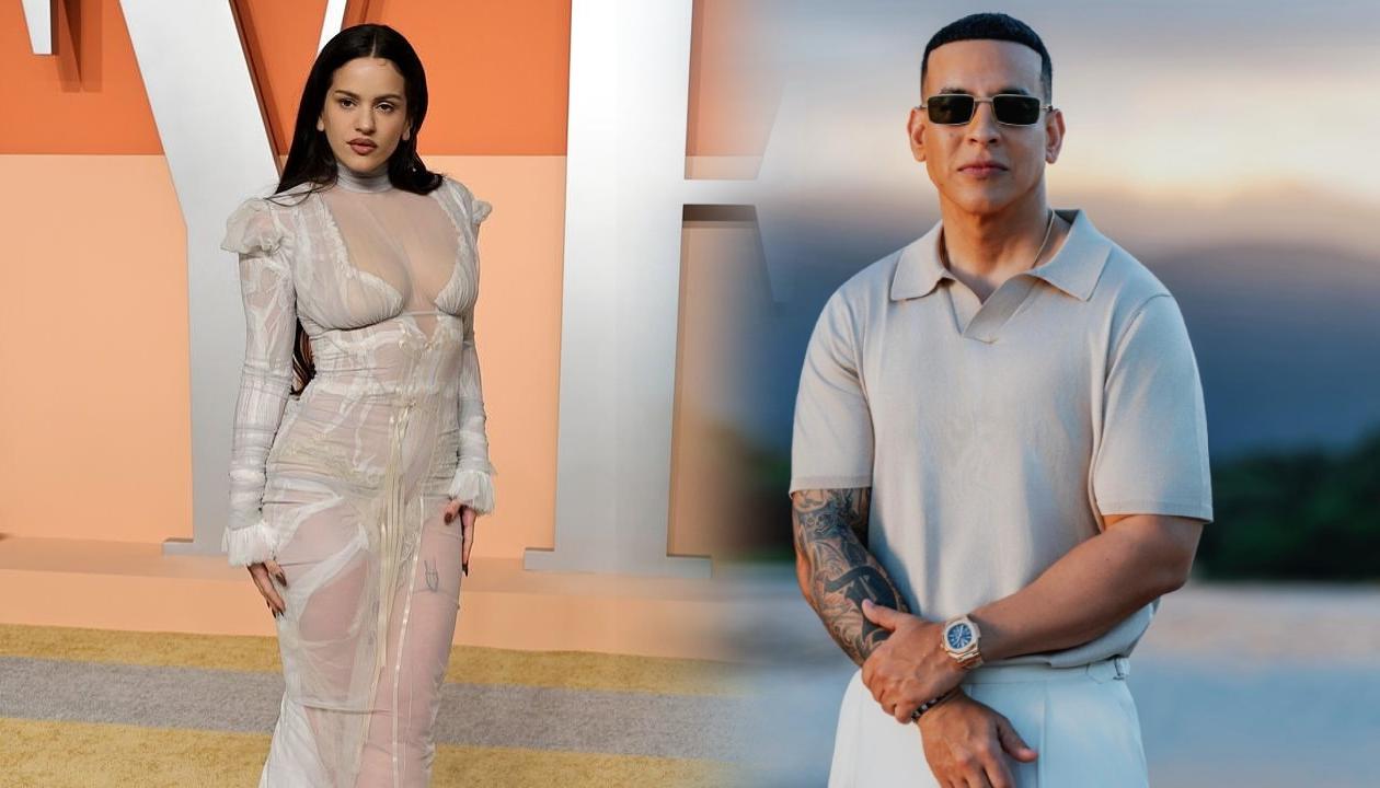 La cantante española Rosalía y el puertorriqueño Daddy Yankee.