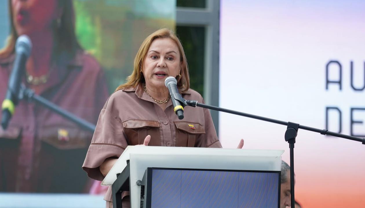 La ministra de Minas y Energía, María Nohemí Arboleda.