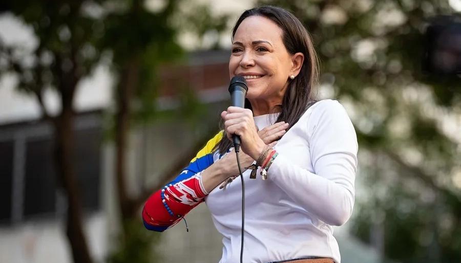 La líder opositora María Corina Machado.