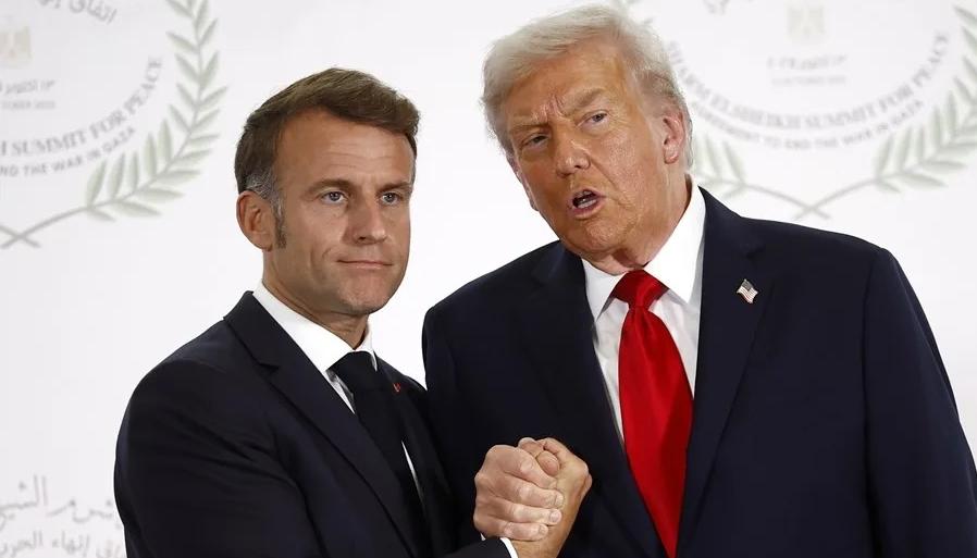 Emmanuel Macron y Donald Trump.
