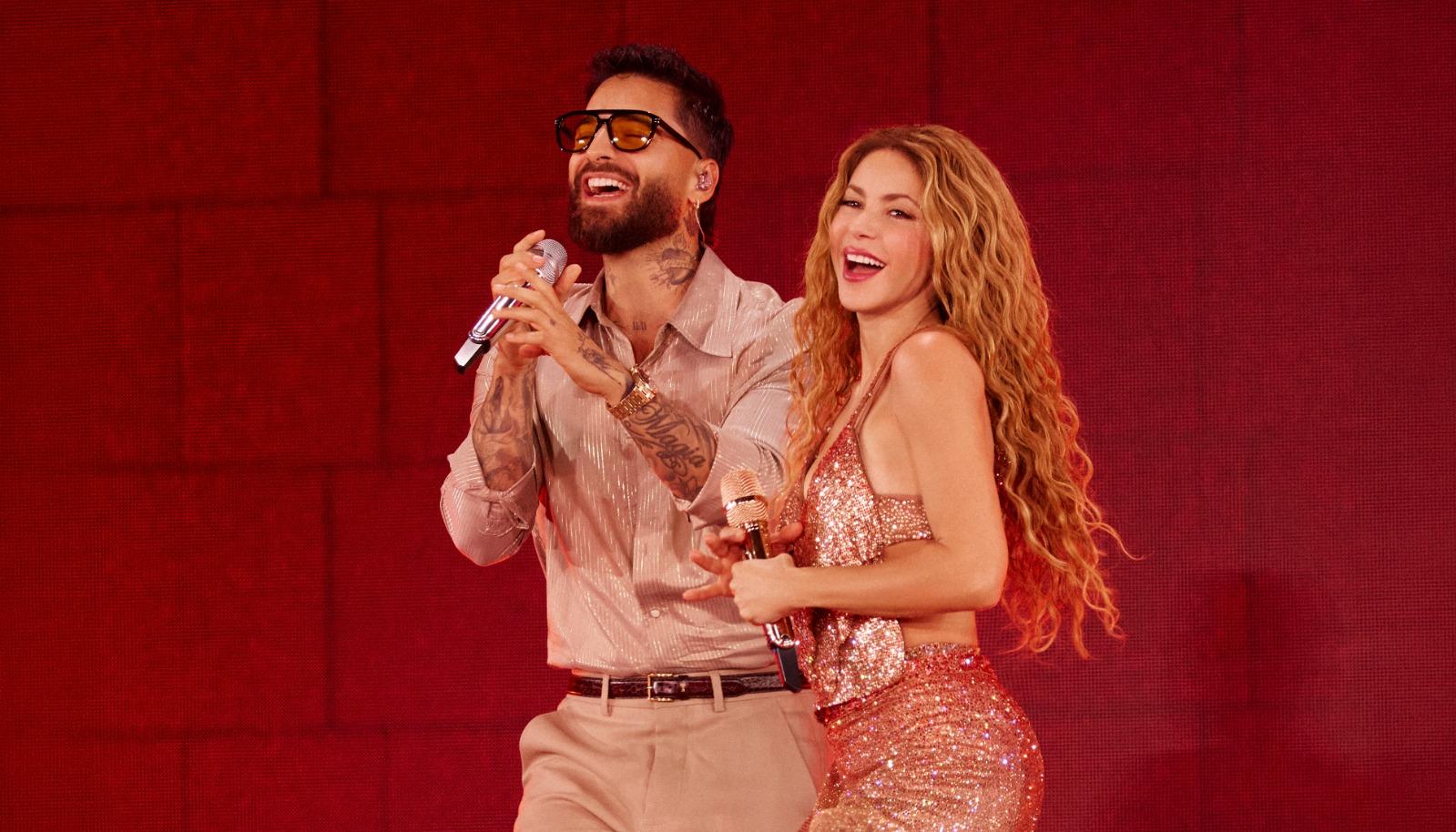Maluma con Shakira.