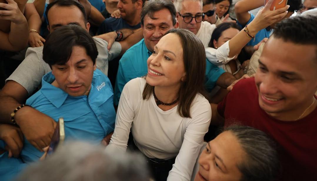 Así fue el regreso de la líder opositora María Corina Machado a Venezuela.