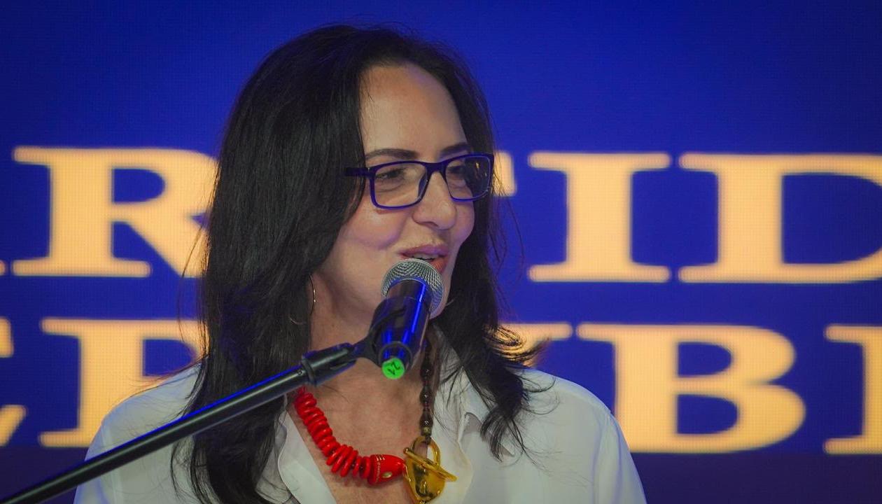 María Fernanda Cabal en la presentación del Partido Demócrata.
