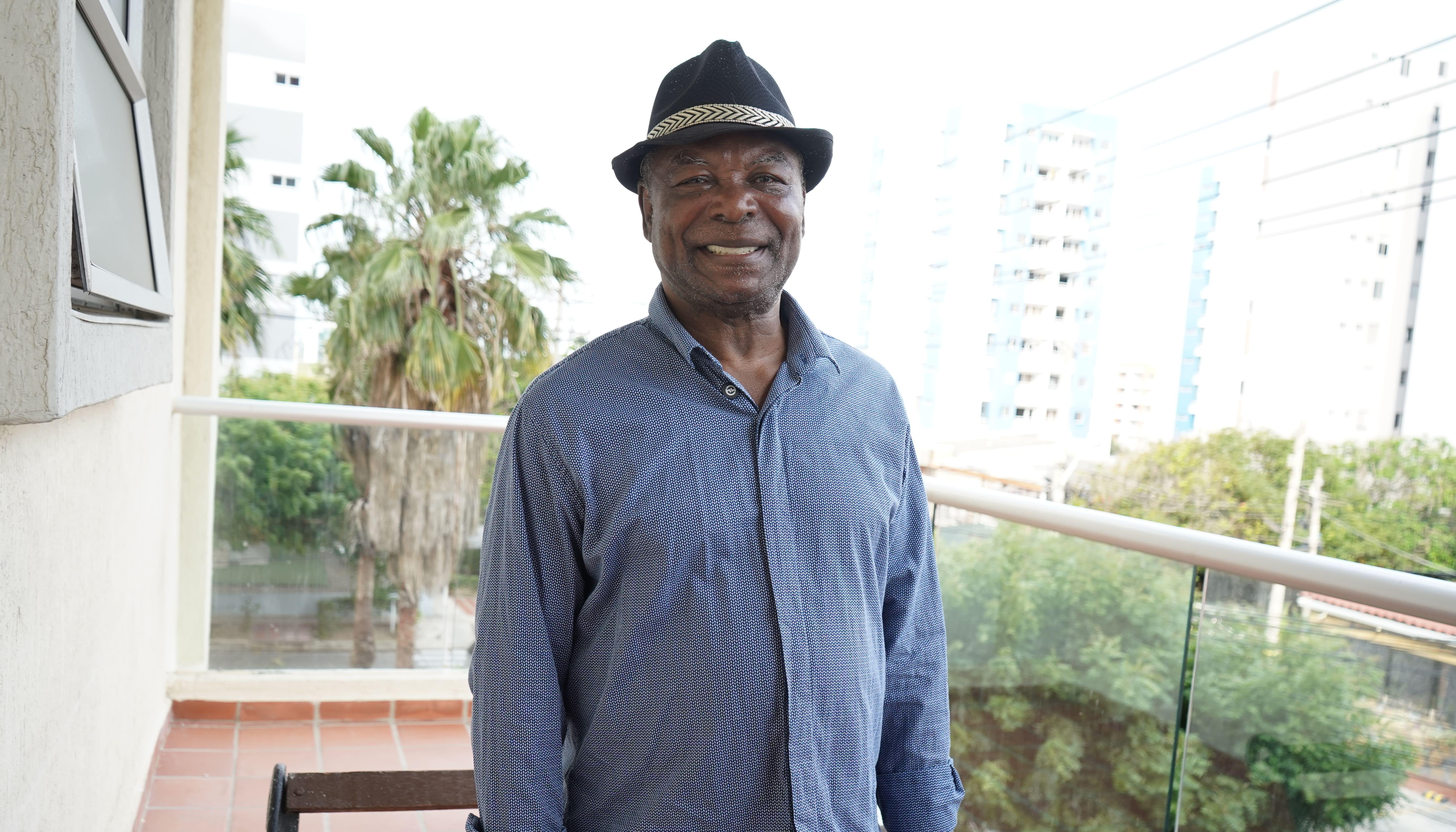 El artista haitiano Mercien Toussaint. 