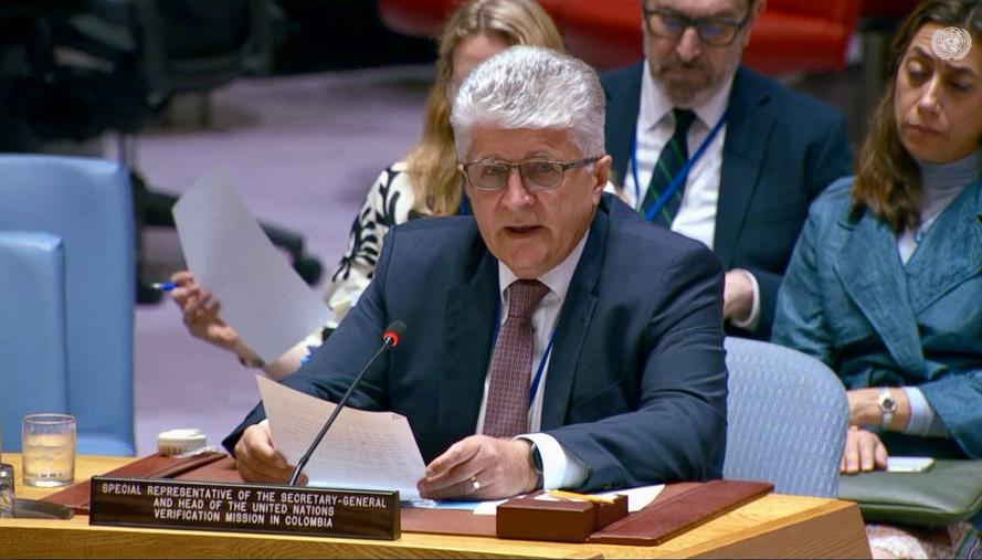 Miroslav Jenča, representante especial del secretario general de la ONU para Colombia.
