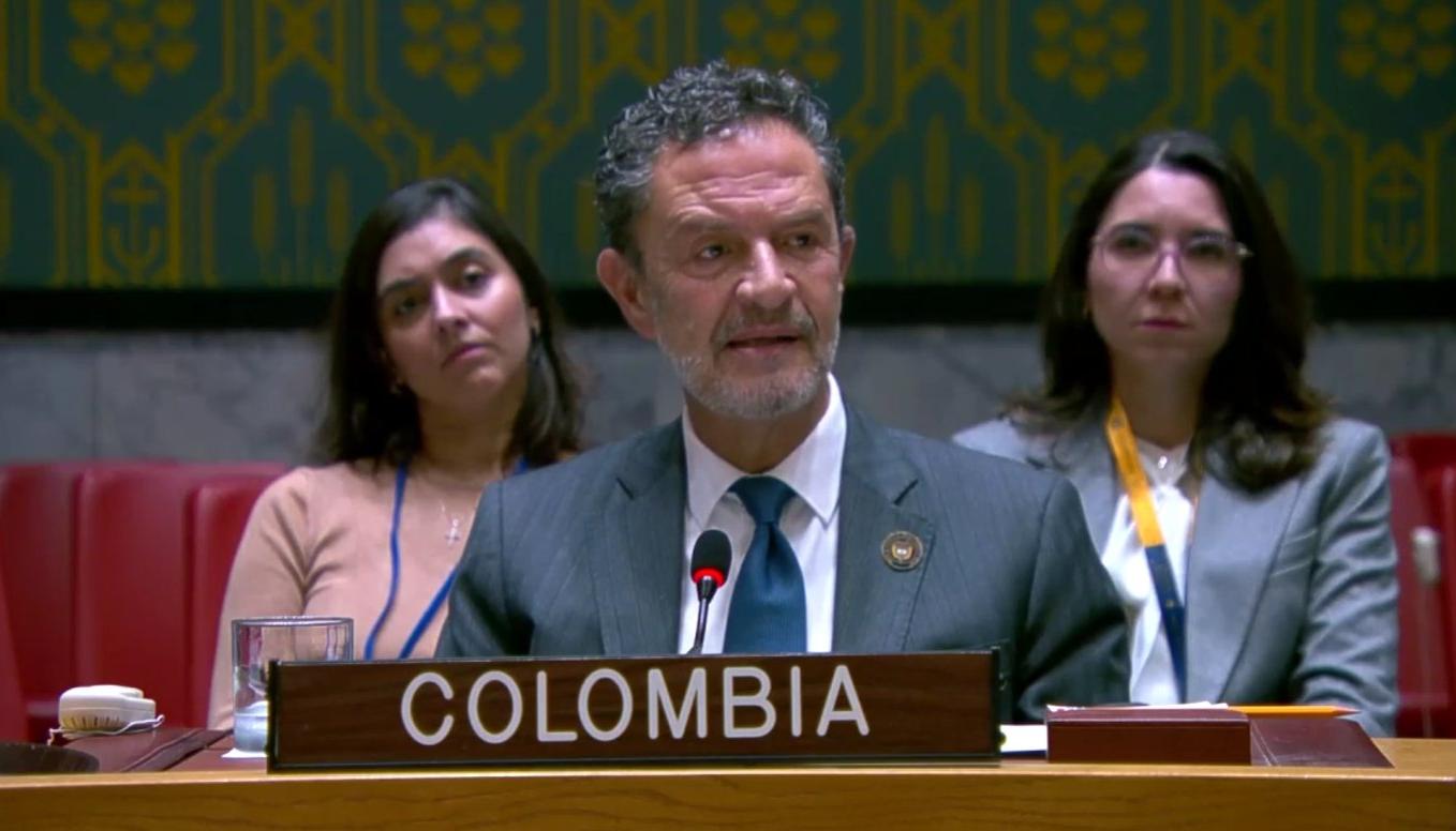 Omar Bula Escobar en el Consejo de Seguridad de la ONU