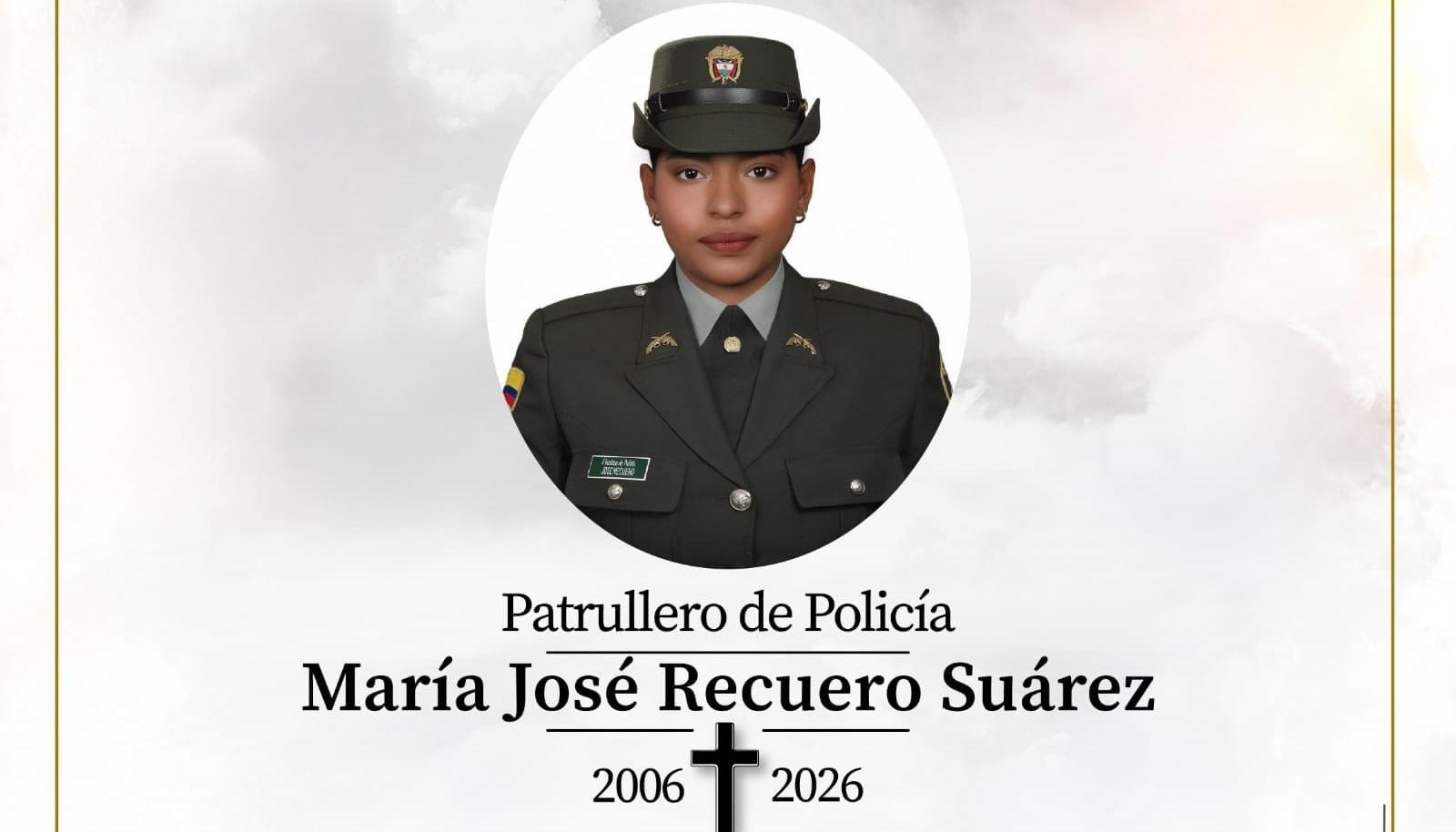 Patrullera de la Policía María José Recuero Suárez. 