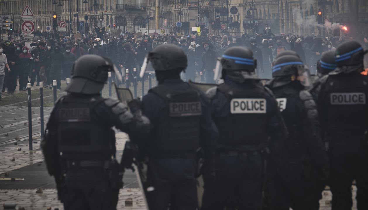 Imagen de la protesta de este sábado.