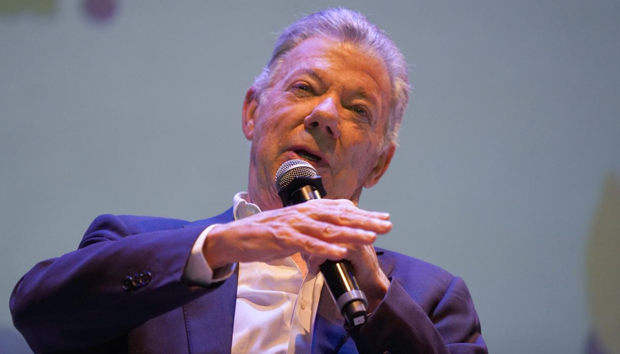 El expresidente Juan Manuel Santos.