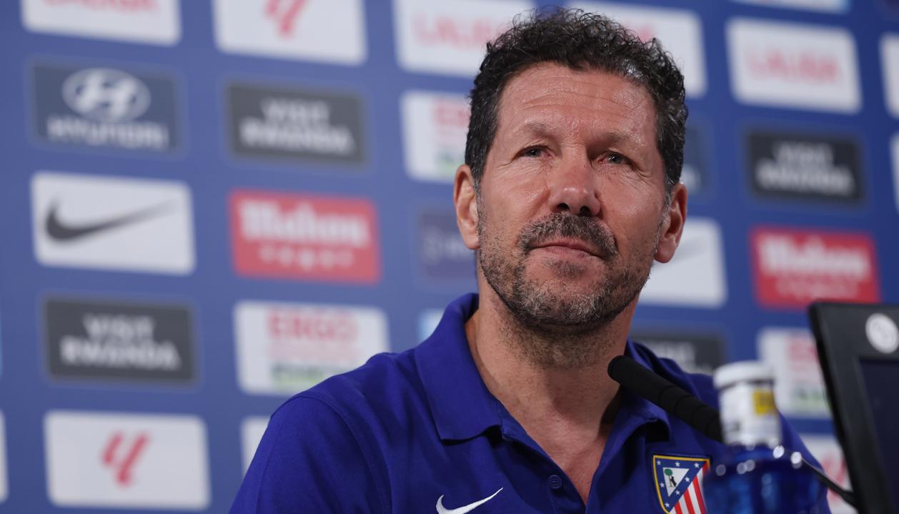 El argentino Diego Simeone, entrenador del Atlético de Madrid.