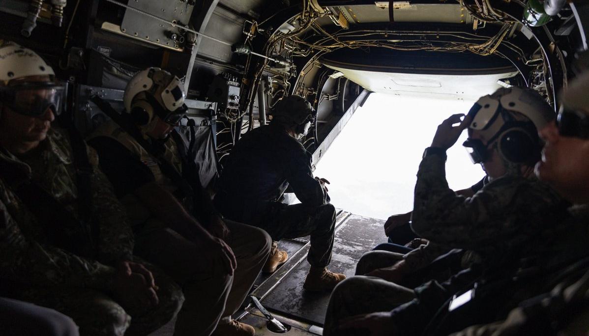 Tropas del Ejército de los Estados Unidos en un ejercicio militar