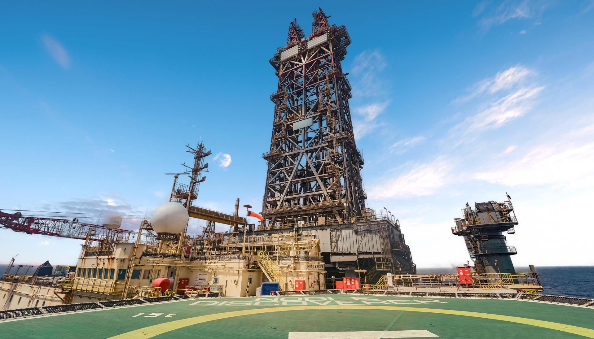 una plataforma costa afuera de Ecopetrol y Petrobras en el caribe colombiano