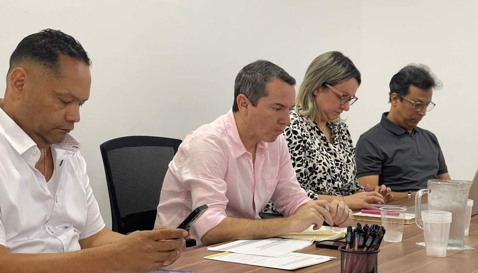 La reunión con el viceministro de Transporte se realizó este jueves en Barranquilla. 