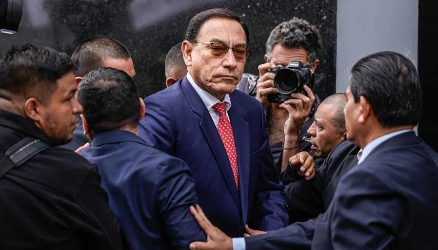 El expresidente peruano Martín Vizcarra.