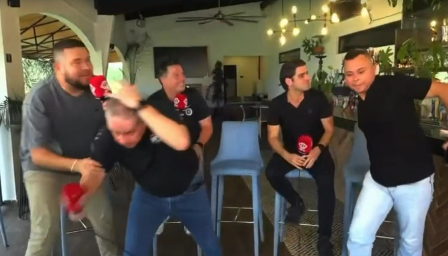 Momentos de la transmisión.