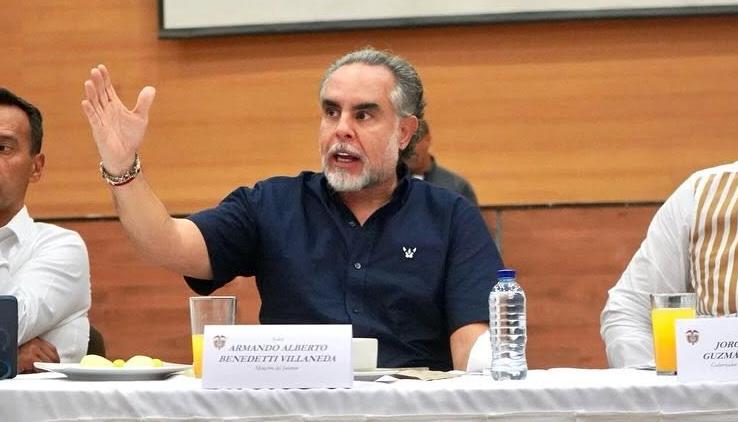 Armando Benedetti, exministro del Interior. 