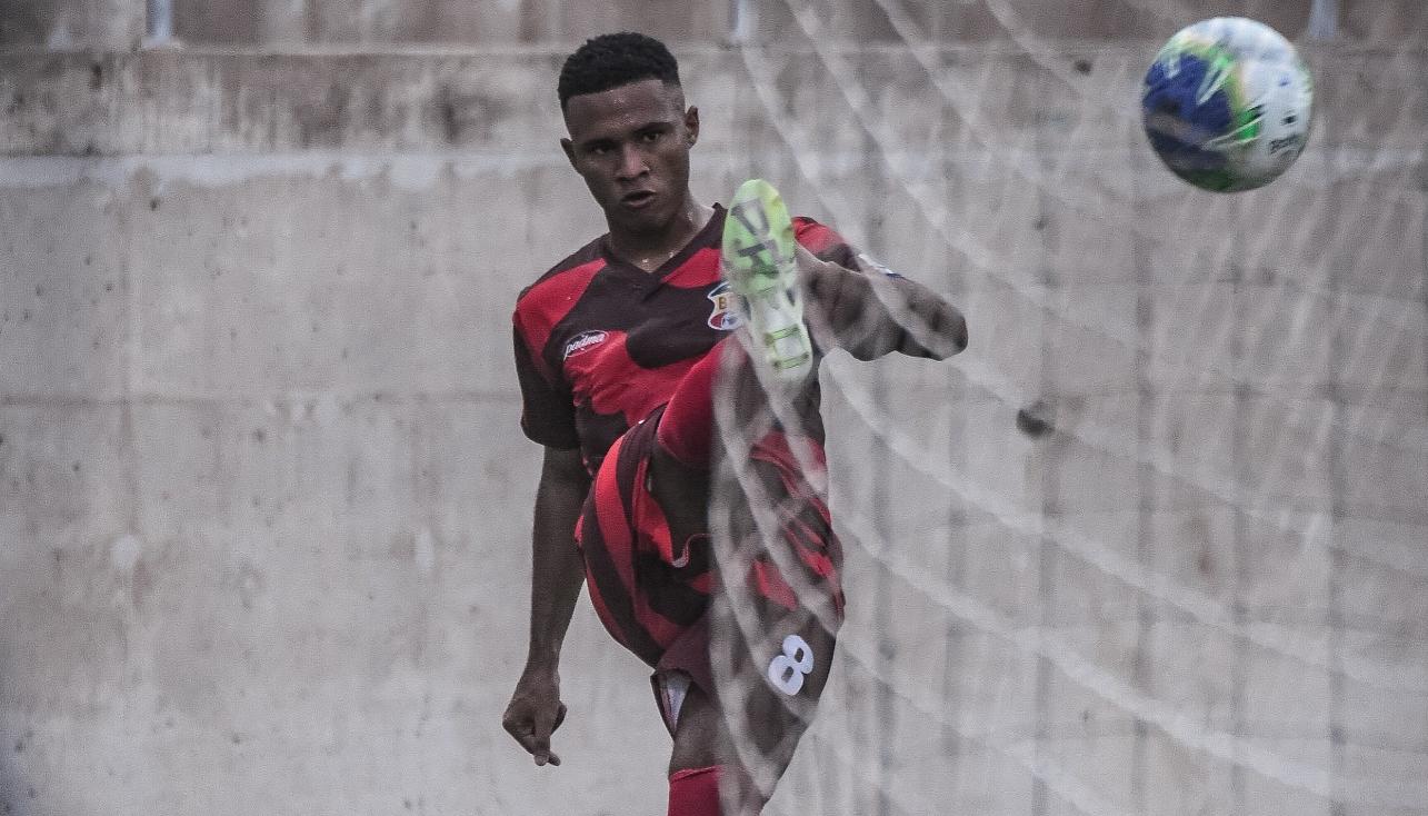 Mohamed Bolívar, mediocampista del Barranquilla Fútbol Club.