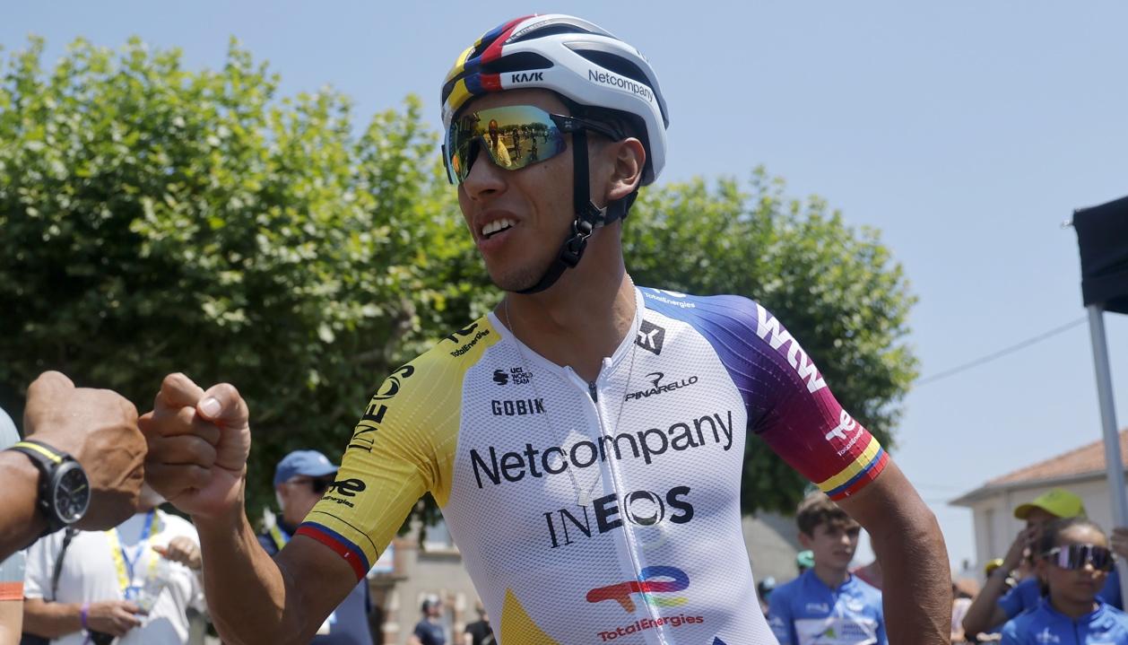 Egan Bernal, ciclista colombiano. 